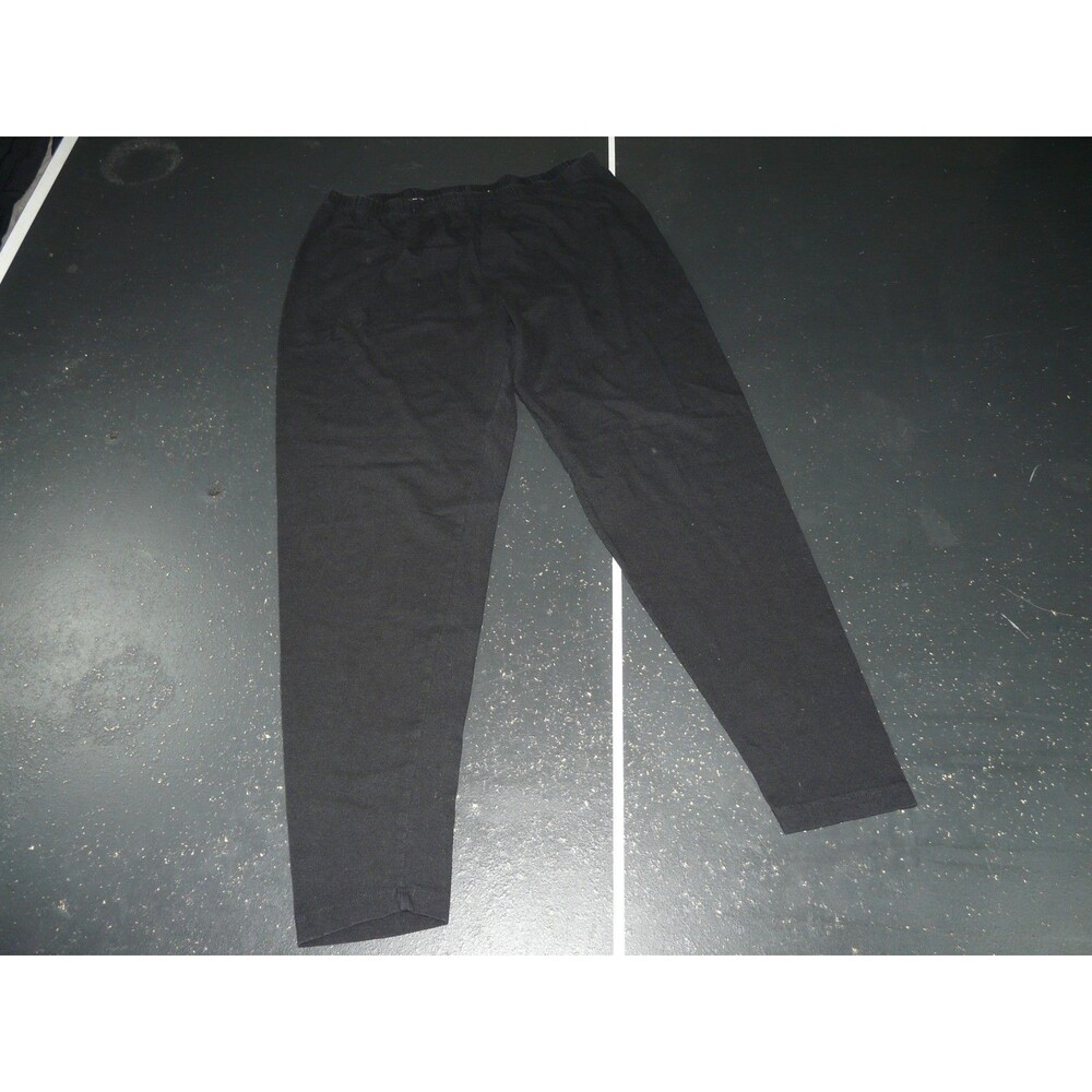 French Laundry Black Lounge Casual Cotton Stretch Pants Sweats Women's 2XL